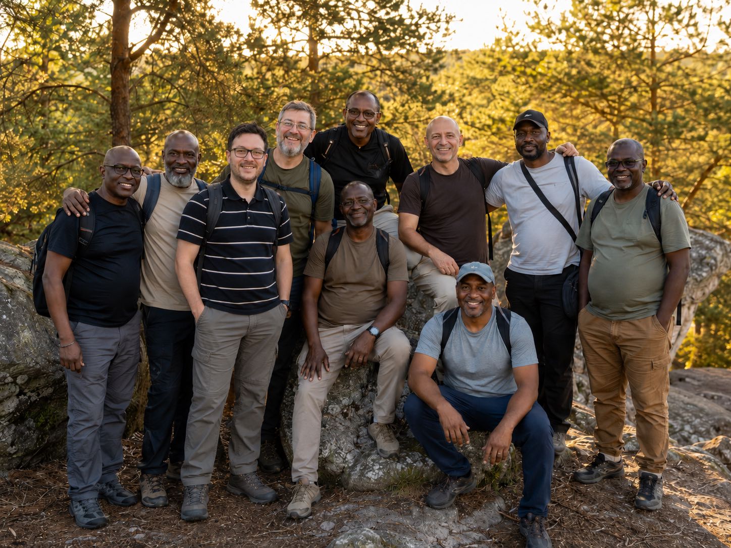 Groupe d'hommes